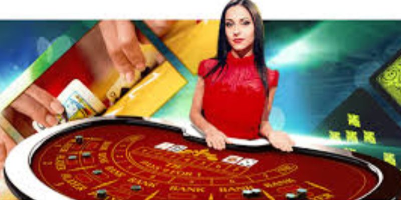Người chơi tham gia bàn live dealer baccarat với dealer chuyên nghiệp