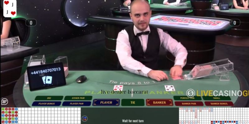 Live dealer baccarat mang đến trải nghiệm casino thật ngay tại nhà